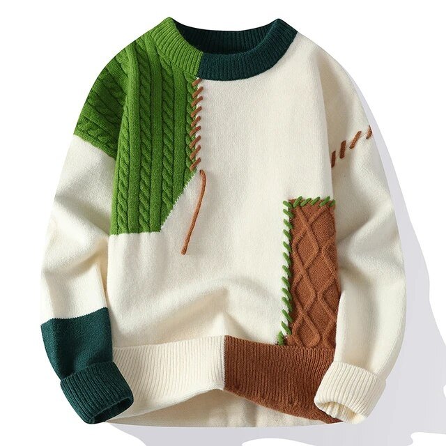 Fashion Turtleneck Autumn Winter Warm Mens Sweaters - Image 12