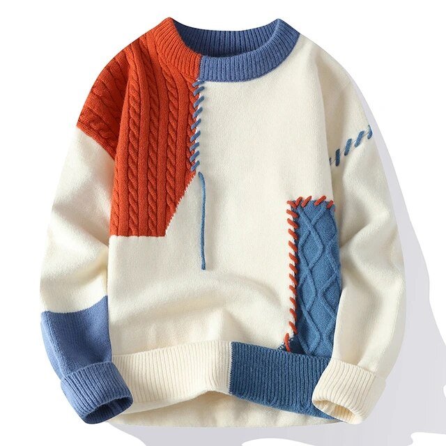 Fashion Turtleneck Autumn Winter Warm Mens Sweaters - Image 13