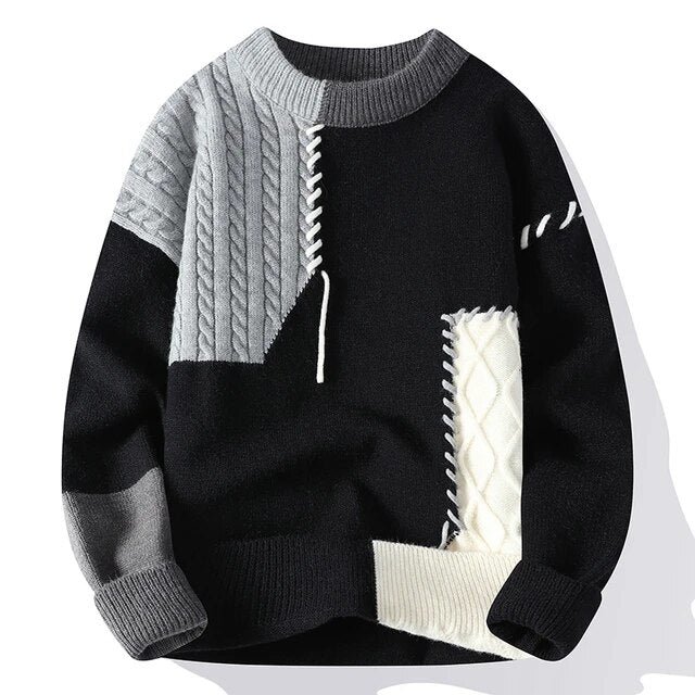 Fashion Turtleneck Autumn Winter Warm Mens Sweaters - Image 14