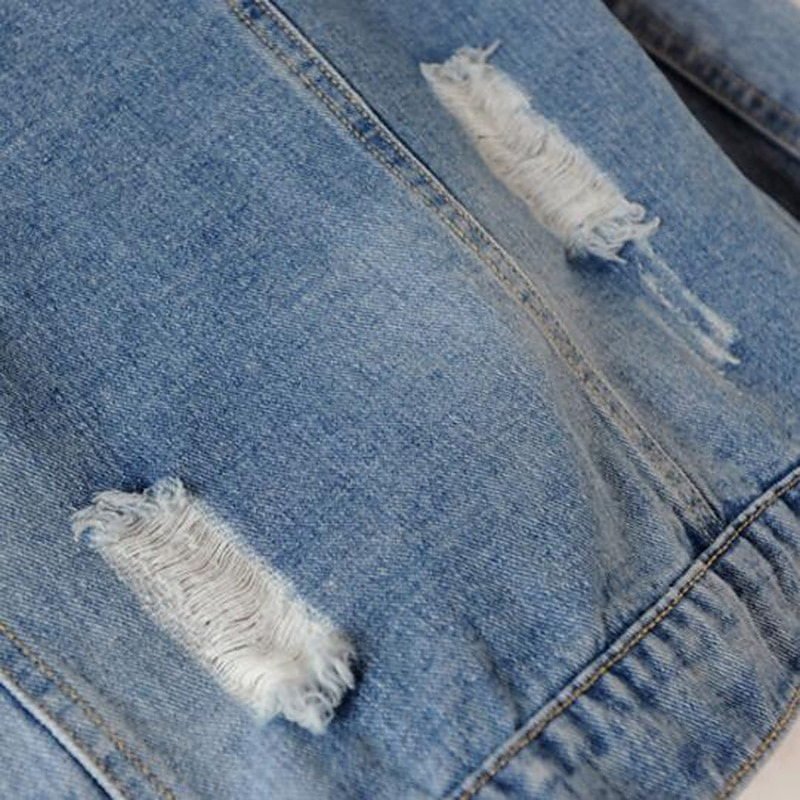 Unisex Jean Jacket Casual Basic Outerwear - Image 6