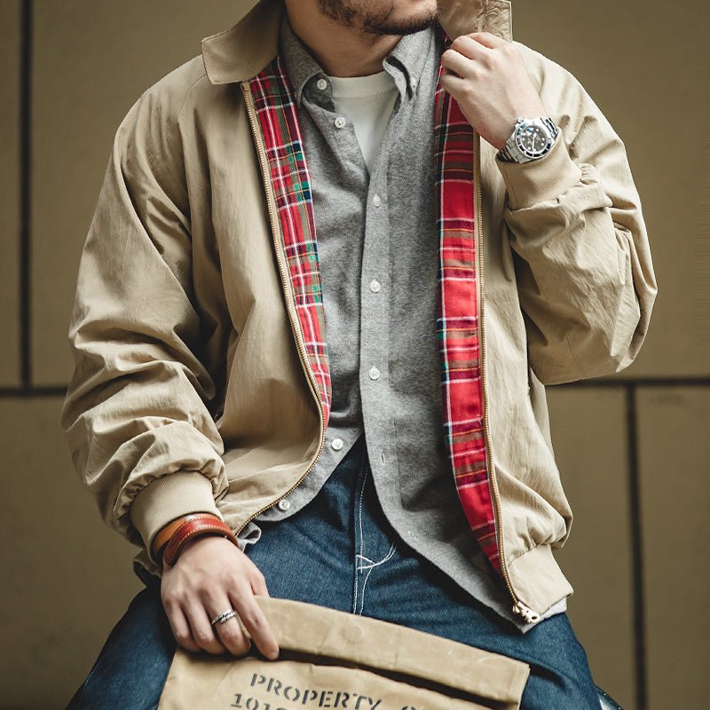 Vintage Jackets Men Retro Work Coat