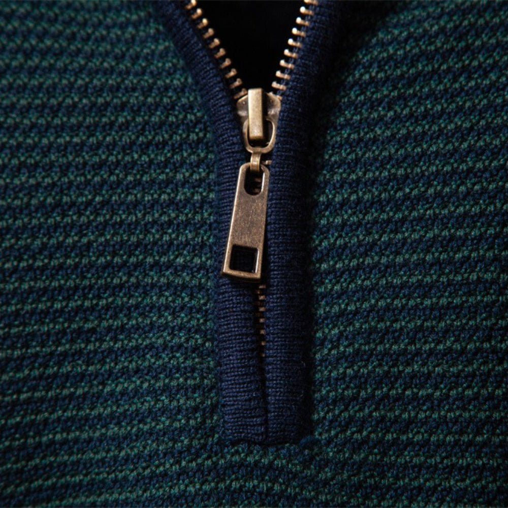Warm Luxury Cotton Autumn Winter Casual Turtleneck Mens Sweaters - Image 5