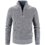 Warm Pullover Quality Male Slim Knitted Wool Sweaters