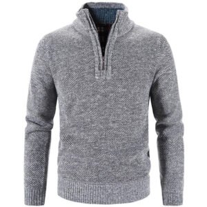 Warm Pullover Quality Male Slim Knitted Wool Sweaters