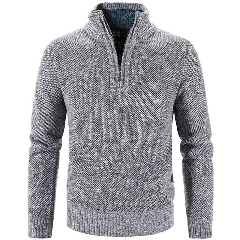 Warm Pullover Quality Male Slim Knitted Wool Sweaters