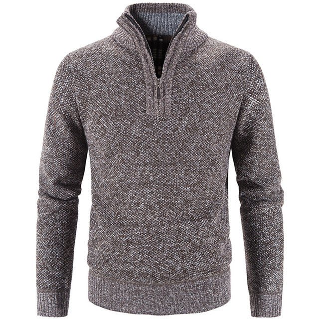 Warm Pullover Quality Male Slim Knitted Wool Sweaters - Image 9