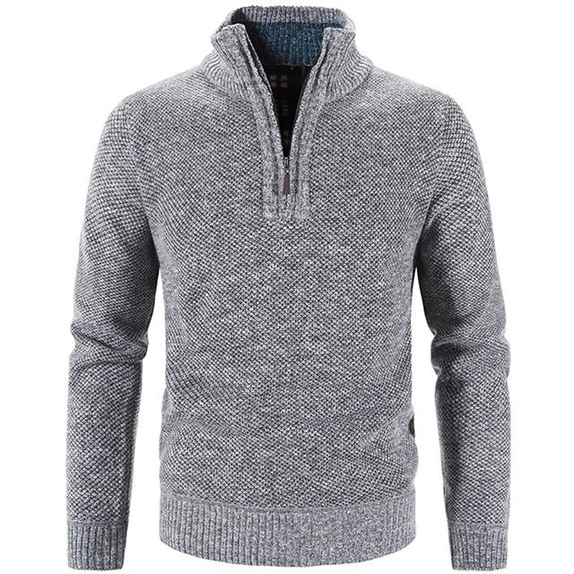 Warm Pullover Quality Male Slim Knitted Wool Sweaters - Image 11