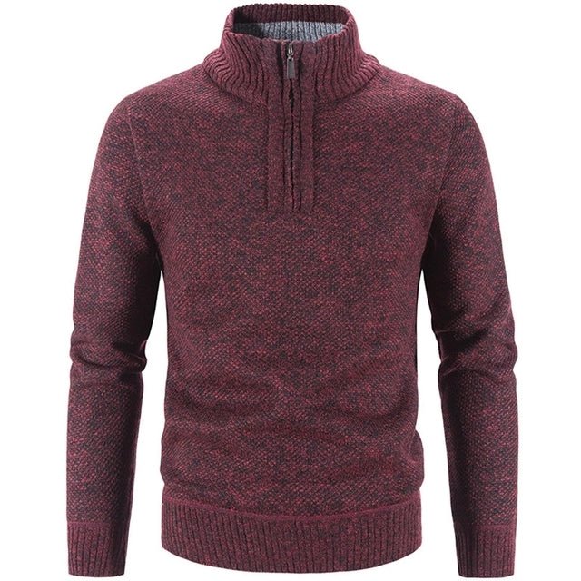 Warm Pullover Quality Male Slim Knitted Wool Sweaters - Image 12