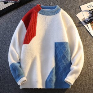 Winter Warm Round Neck Knitted Sweater