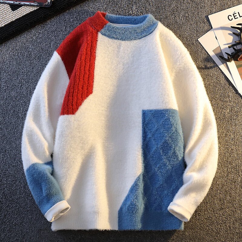 Winter Warm Round Neck Knitted Sweater