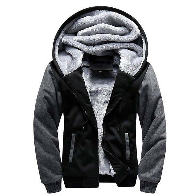 Men Winter Jacket Camouflage Thicken Jackets Hooded Fleece - Image 11