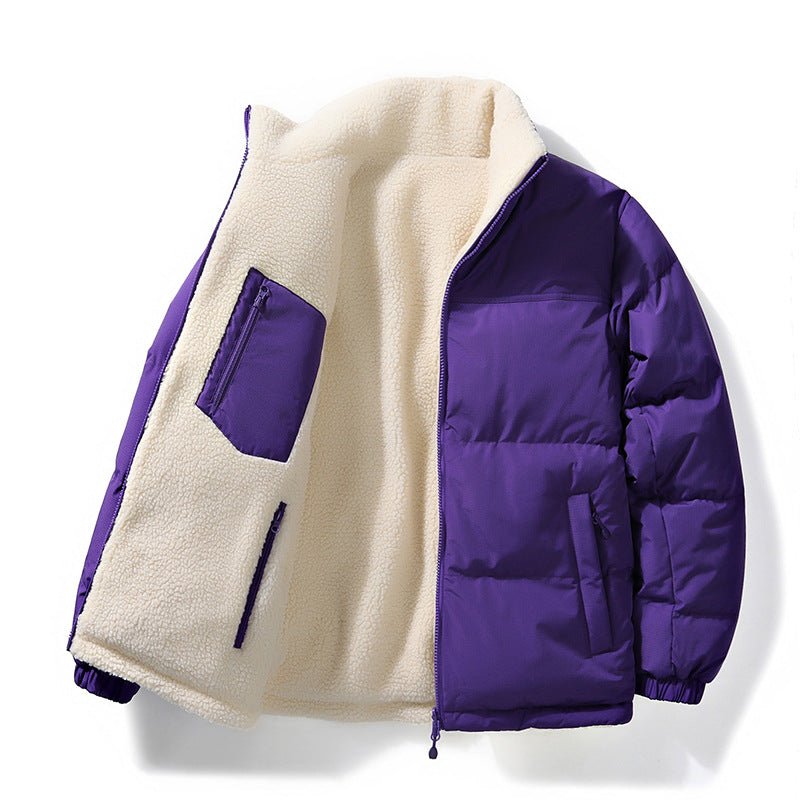 Winter Men's Parkas Double Sided Jacket - Image 12