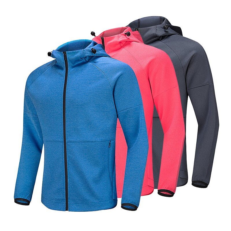 Workout Coat Jogging Hooded Zipper Shirt Outdoor Outfits