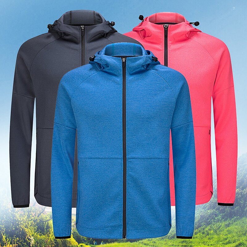 Workout Coat Jogging Hooded Zipper Shirt Outdoor Outfits - Image 2