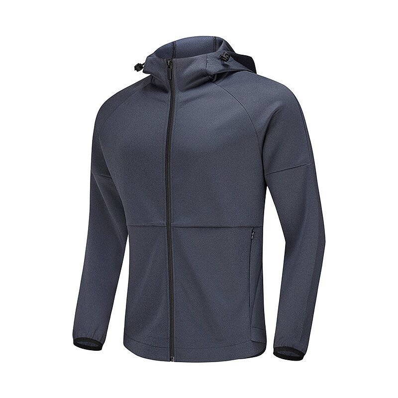 Workout Coat Jogging Hooded Zipper Shirt Outdoor Outfits - Image 4