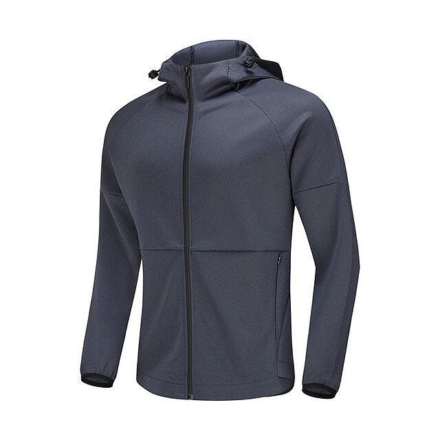 Workout Coat Jogging Hooded Zipper Shirt Outdoor Outfits - Image 9